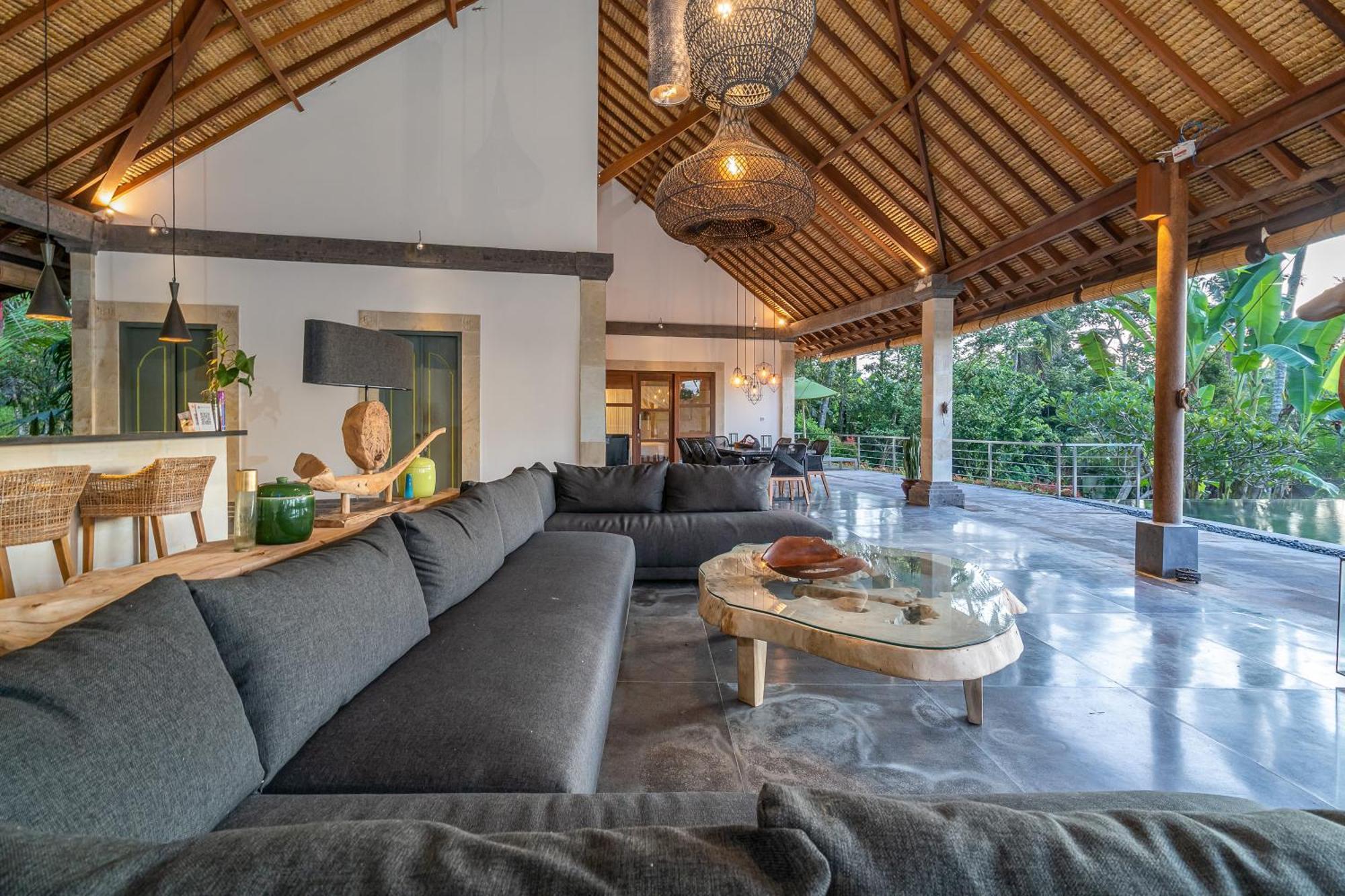 Villa Themma Jungle - Sumptuous 3Br Luxury Villa With Majestic Jungle View North Of Ubud Exterior photo