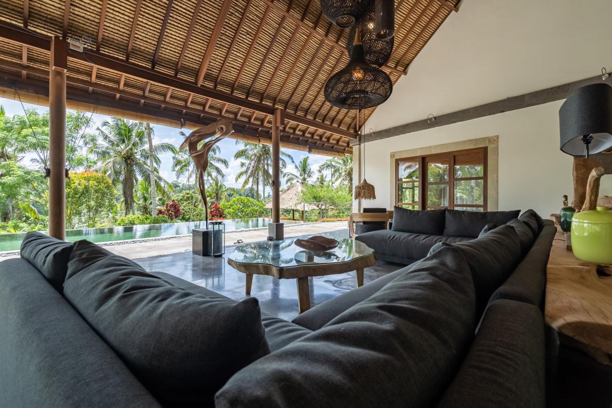 Villa Themma Jungle - Sumptuous 3Br Luxury Villa With Majestic Jungle View North Of Ubud Exterior photo